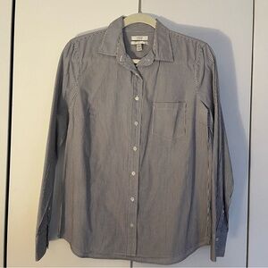 Make an offer! J.Crew Navy Pinstripe Button Down Shirt